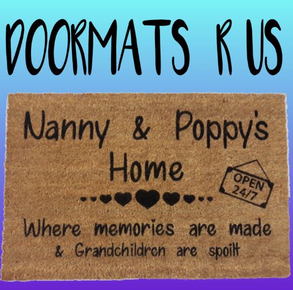 Personalised Grandparents Doormat Doormats R Us KFI Global