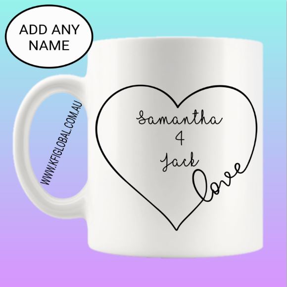 Personalised love Mug Design
