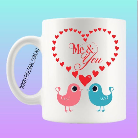 You & me Mug Design