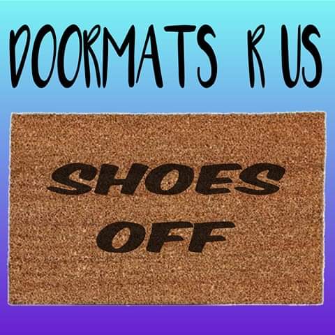 Shoes off Doormat - Doormats R Us