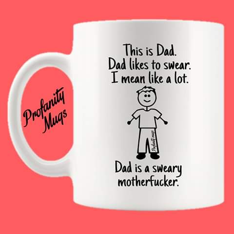 This is Dad Mug Design - Profanity Mugs