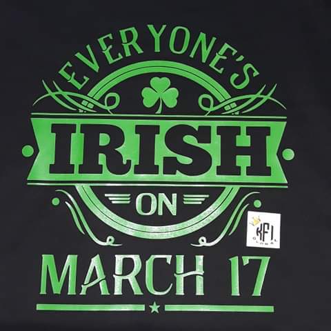 Everyone's Irish on March 17 Design