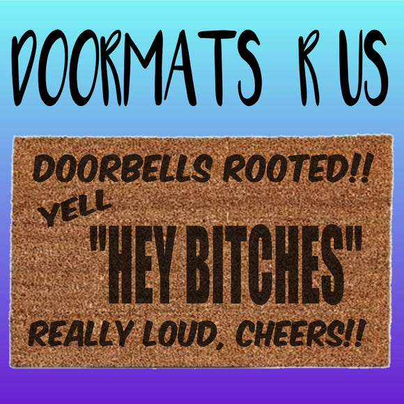 Doorbells Rooted Doormat - Doormats R Us