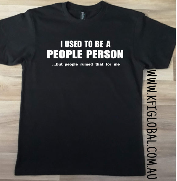 I used to be a people person Design