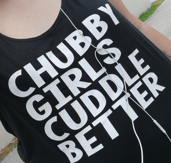 Chubby Girls Cuddle Better Singlet