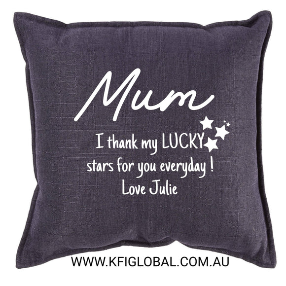 I thank my lucky stars cushion - Pillow