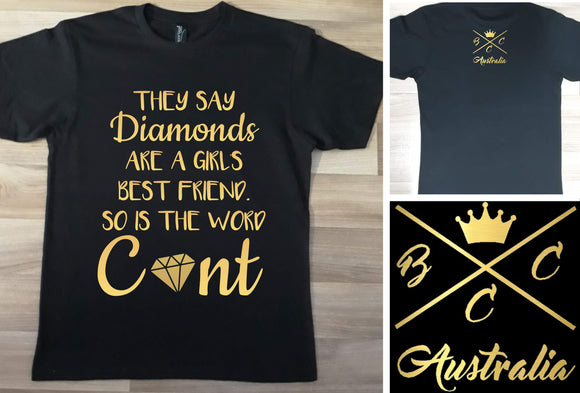 They say Diamonds are a girl's best friend BCCA Design