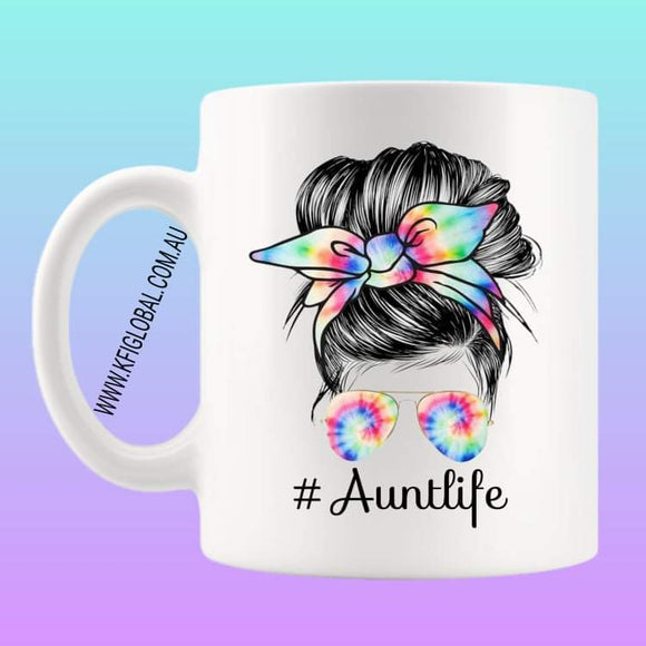 #Auntlife Mug Design