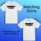 Money Maker and Money Spender design - Matching Shirts - Couples