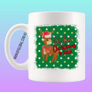 Oh Deer Christmas is here Mug Design