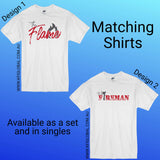 The Flame and The fireman design - Matching Shirts - Couples