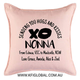 Sending you hugs and kisses cushion - Pillow