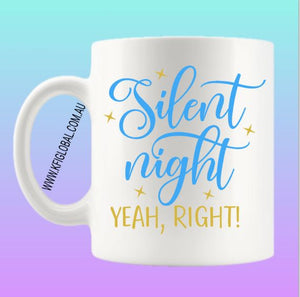 Silent Night Mug Design - Christmas