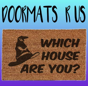 Which house are you? Doormat - Doormats R Us